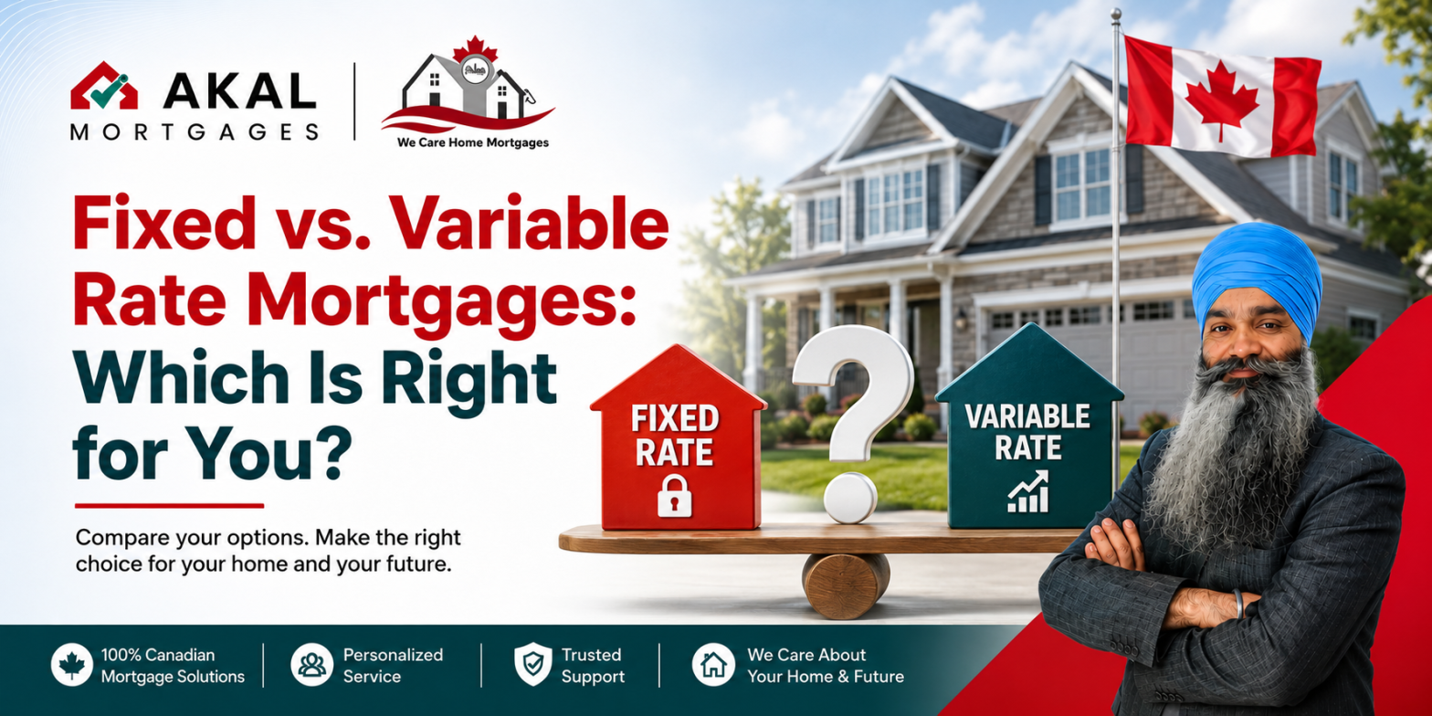 Fixed vs. Variable Rate Mortgages